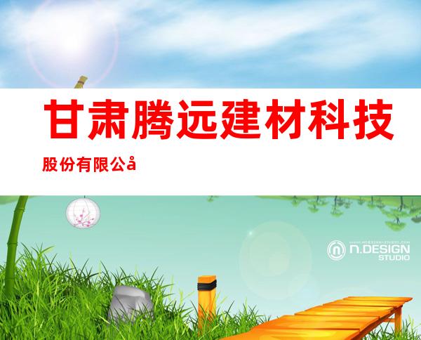 甘肃腾远建材科技股份有限公司